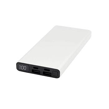 Внешний аккумулятор Höginn в металлическом корпусе, 10000mAh, серый Внешний аккумулятор Höginn в металлическом корпусе, 10000mAh, серый
