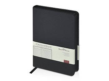Ежедневник недатированный А6+ "Megapolis Color", черный