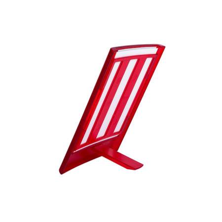 Календарь настольный на 2 года , прозрачно-красный, 12,5х16 см, пластик, тампопечать, шелкография