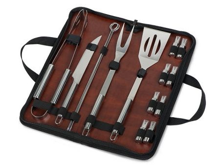 Набор для BBQ Fabrizio в инд.чехле, черный Набор для BBQ Fabrizio в инд.чехле, черный