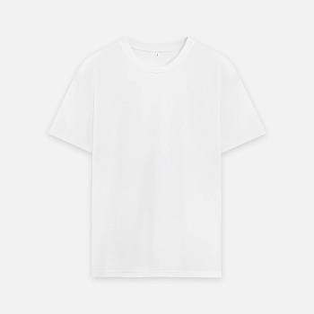 Футболка унисекс премиум AURA, 100% хлопок 200гр. белый, размер XS/S