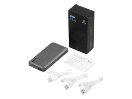 Внешний аккумулятор Evolt "Mini-5", 5000 mAh, серый
