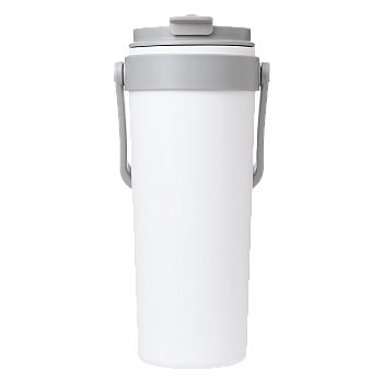 Термокружка вакуумная Solo, белая