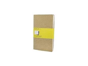 Записная книжка Moleskine Cahier (в клетку, 3 шт.), Large (13х21см), бежевый Записная книжка Moleskine Cahier (в клетку, 3 шт.), Large (13х21см), бежевый