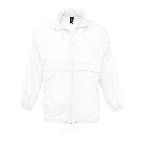 Ветровка мужская SURF, белый, XS, 100% нейлон