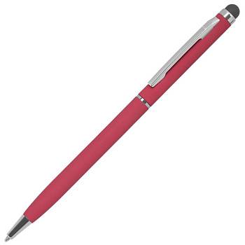 TOUCHWRITER SOFT, ручка шариковая со стилусом для сенсорных экранов, красный/хром, металл/soft-touch TOUCHWRITER SOFT, ручка шариковая со стилусом для сенсорных экранов, красный/хром, металл/soft-touch
