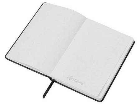 Подарочный набор "Tesla" с блокнотом А5, ручкой и пауэрбенком на 10 000 mAh, черный