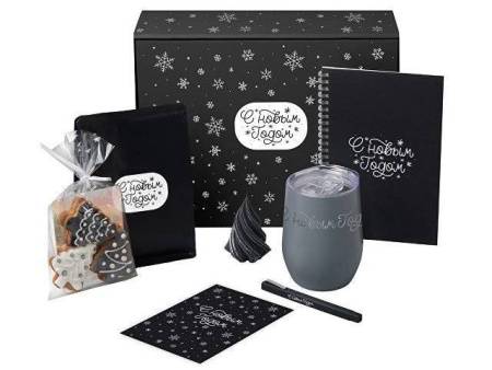 Подарочный набор «Re:Start» с термокружкой, кофе и блокнотом