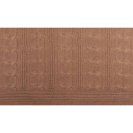 Плед VELVILJE MAXI, песчаный, шерсть 30%, акрил 70%, 180*200 см
