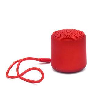 Беспроводная Bluetooth колонка Music TWS софт-тач, красная Беспроводная Bluetooth колонка Music TWS софт-тач, красная