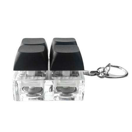 Брелок Press Anti Stress с LED подсветкой, черный Брелок Press Anti Stress с LED подсветкой, черный