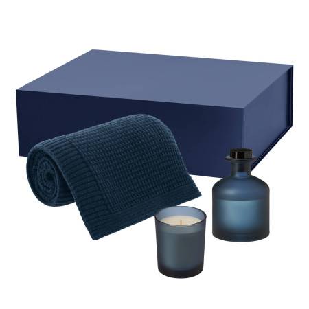 Подарочный набор Enigma, Fado, синий (свеча, диффузор