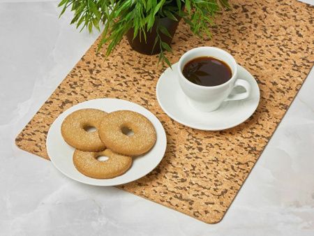 Набор подставок под горячее из пробки "Dinner"