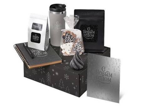 Подарочный набор «Re:Charge» с термокружкой, кофе и блокнотом