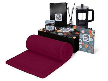 Подарочный набор «Re:y. Vive» с пледом, френч-прессом и кофе