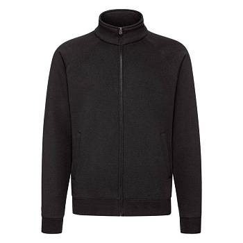 Толстовка "Sweat Jacket", черный_S, 70% х/б, 30% п/э, 280 г/м2 Толстовка "Sweat Jacket", черный_S, 70% х/б, 30% п/э, 280 г/м2