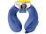 Подушка для путешествий с эффектом памяти, с капюшоном "Hooded Tranquility Pillow", синий