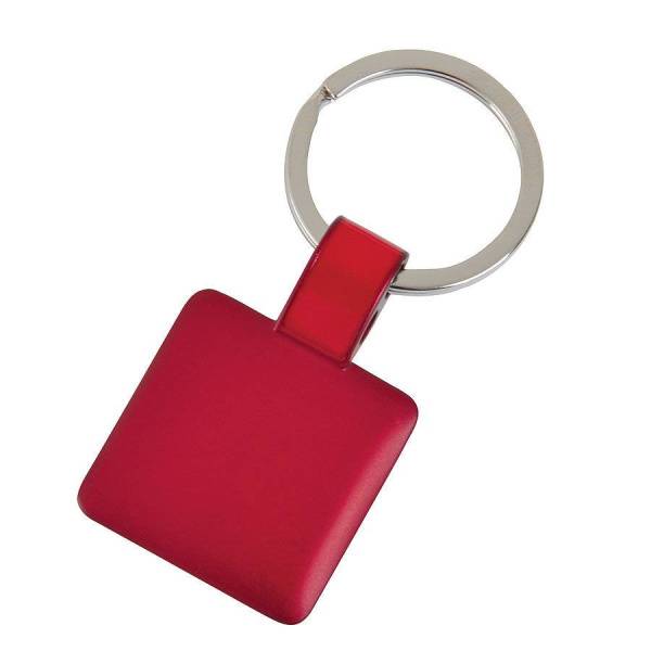 Брелок "Квадрат",зеленый,3,2х3,2х0,1см