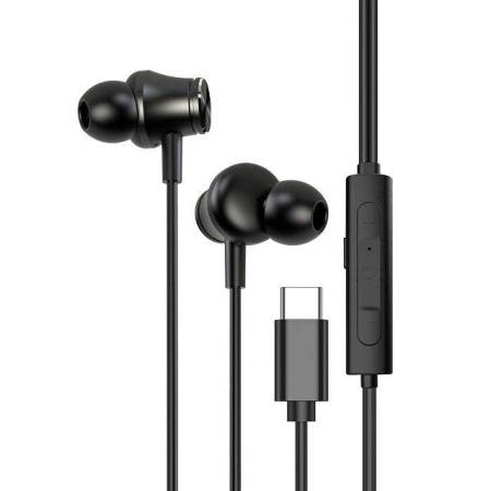 Стереогарнитура Stereo Aura ANC, USB-C, черный, Deppa
