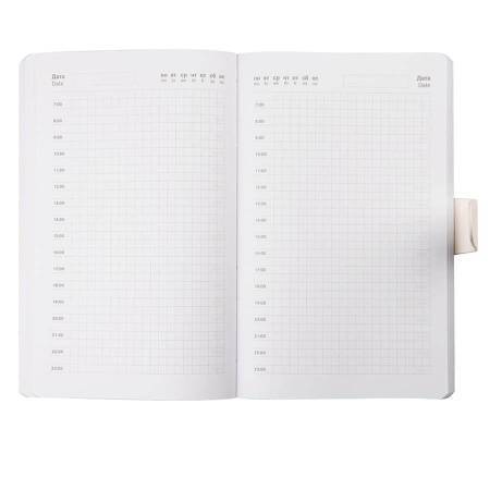 Ежедневник недатированный Candy, А5, темно-синий, белый блок, без обреза