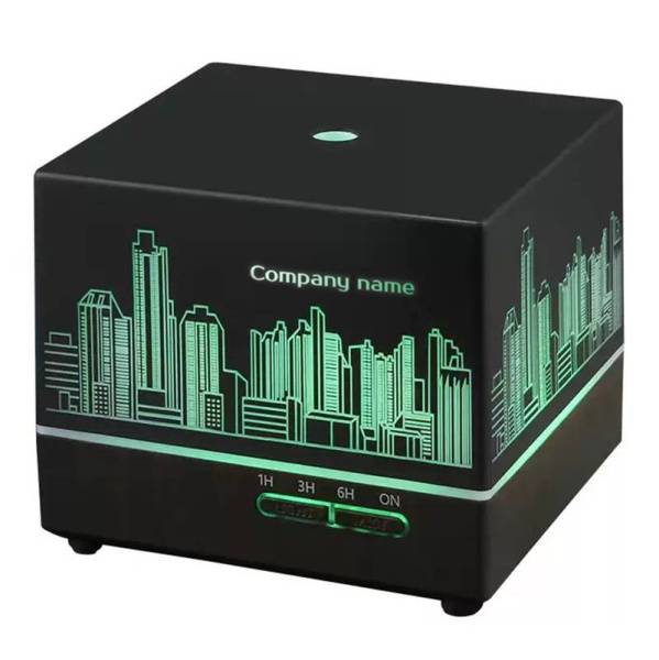 Светодиодный увлажнитель Wisdom с подсветкой гравировки Светодиодный увлажнитель Wisdom с подсветкой гравировки