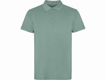 Рубашка поло «Cobain» унисекс, сине-зеленый выстиранный