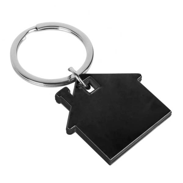 Брелок "HOUSE", 4х3,6х0,4см,металл