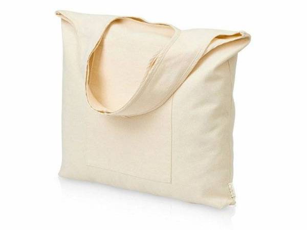 Сумка-шоппер «Revest Long» из переработанного хлопка 320 г/м2