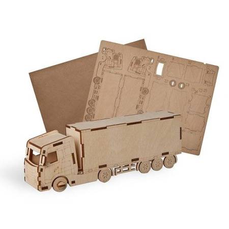 Деревянный 3d пазл "Грузовик"