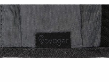 Органайзер District для электроники на резинке, темно-серый