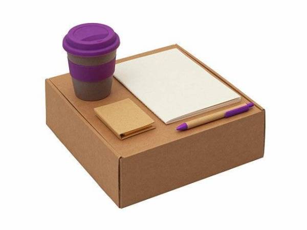 Набор «Halm» с блокнотом, ручкой и стаканом 