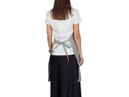 Фартук из переработанных материалов "Newborn", серый