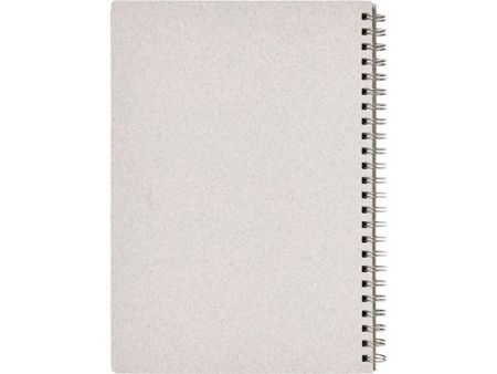 Блокнот Bianco формата A5 на гребне, белый