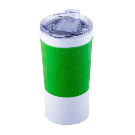 Термокружка вакуумная 'Funny" белая