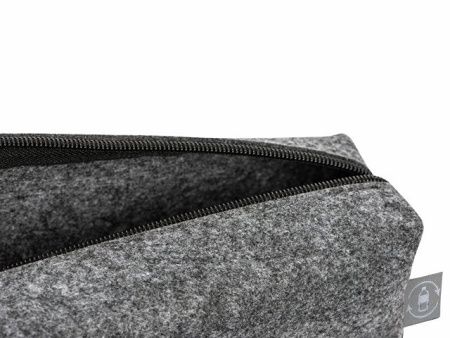 Пенал "Felt" из RPET-фетра, серый Пенал "Felt" из RPET-фетра, серый