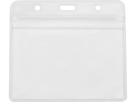 Бейдж Crystal Flat 115*101 мм (внут.размер 107*70 мм), прозрачный