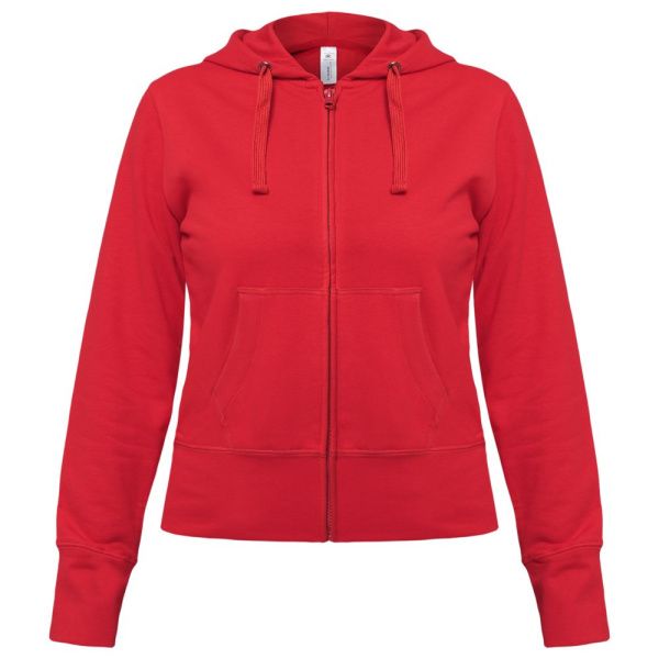 Толстовка женская Hooded Full Zip белая Толстовка женская Hooded Full Zip белая