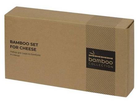 Набор для сыра из сланцевой доски и ножей Bamboo collection "Taleggio"