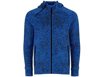 Толстовка на молнии "Everest", меланжевый королевский синий