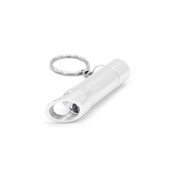 Брелок-фонарик Hook, серебристый Брелок-фонарик Hook, серебристый