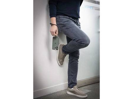 Ремешок-держатель для телефона с зарядным кабелем USB-C - USB-C «Lany Wristband Charge Eco», серый