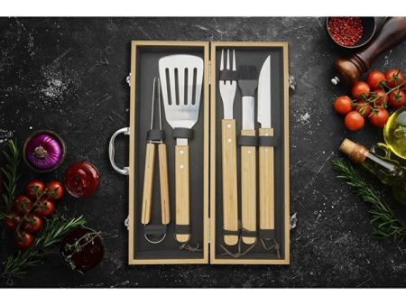 Churras Набор для барбекю из 5 предметов, natural Churras Набор для барбекю из 5 предметов, natural