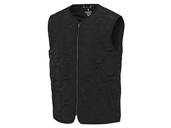 Quartz утепленный жилет унисекс из переработанного материала GRS - сплошной черный