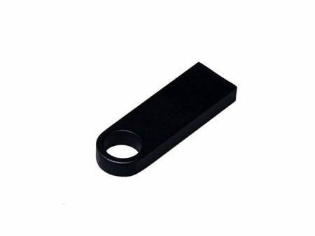 USB 2.0- флешка на 8 Гб с мини чипом, компактный дизайн с круглым отверстием