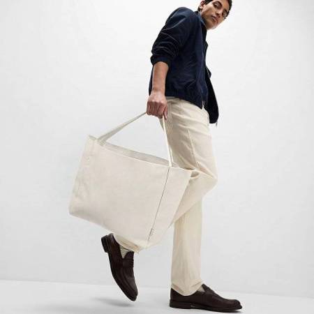 Шопер-оверсайз Grossbag из переработанного хлопка 340 г, натуральный