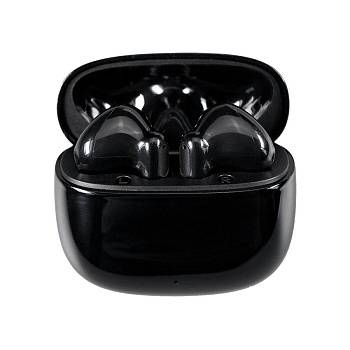 Наушники ECHO беспроводные без амбушюр, пластиковый корпус, черные