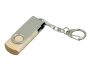 USB 2.0- флешка промо на 16 Гб с поворотным механизмом