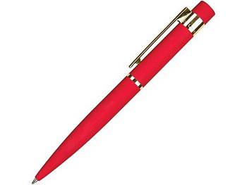 Ручка металлическая шариковая "Verona", софт-тач, 1.0 мм, красный