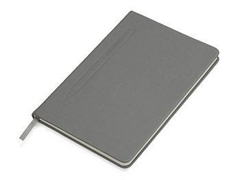 Блокнот А5 "Magnet" 14,3*21 с магнитным держателем для ручки, серый Блокнот А5 "Magnet" 14,3*21 с магнитным держателем для ручки, серый
