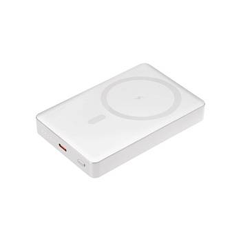 Внешний аккумулятор Atlantis PD Plus 10000mAh с функцией беспроводной зарядки 15W, серебряный